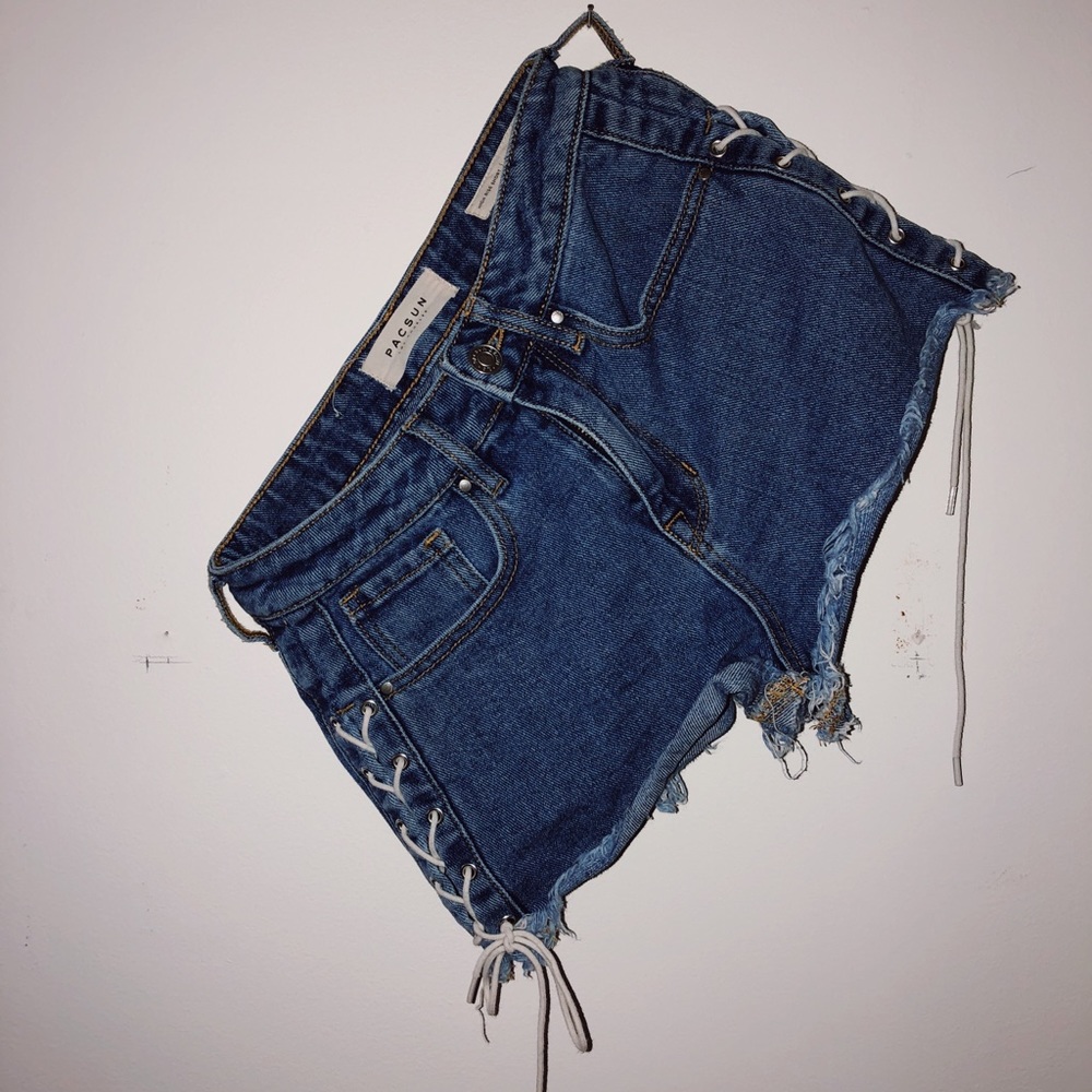 Lace up shorts
